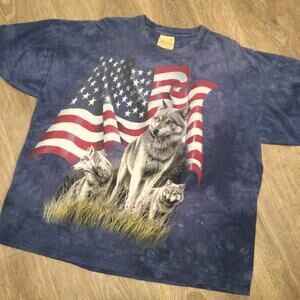 The Mountain Vintage wolf T-Shirt XXL